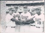 1953-75 Walter Alston Brooklyn & Los Angeles Dodger The Sporting News Collection Archives Original Photos (Sporting News Collection Hologram/MEARS Photo LOA) - Lot of 13 