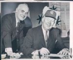 1930-72 Gabby Hartnett Chicago Cubs The Sporting News Collection Archives Original Photos (Sporting News Collection Hologram/MEARS Photo LOA) - Lot of 7