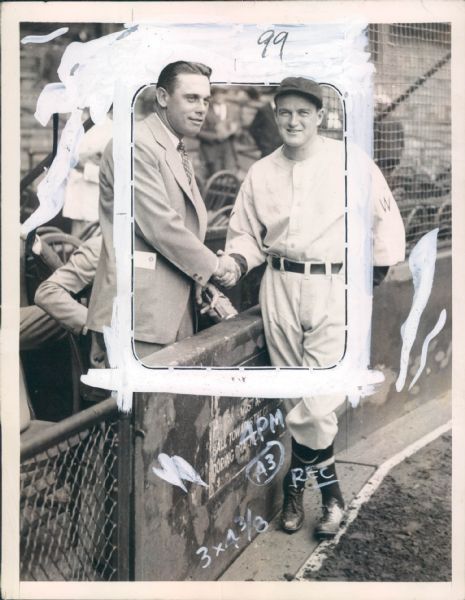 1933-60 Bill Terry New York Giants "The Sporting News Collection Archives" Original Photos (Sporting News Collection Hologram/MEARS Photo LOA) - Lot of 7