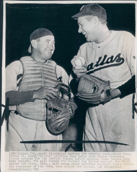 1935-71 Dizzy Dean St. Louis Cardinals Chicago Cubs "The Sporting News Collection Archives" Original Photos (Sporting News Collection Hologram/MEARS Photo LOA) - Lot of 20