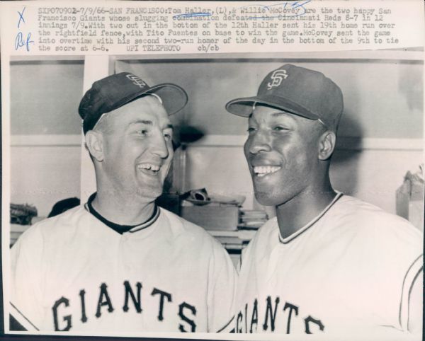 1959-75 Willie McCovey San Francisco Giants San Diego Padres "The Sporting News Collection Archives" Original Photos (Sporting News Collection Hologram/MEARS Photo LOA) - Lot of 6 
