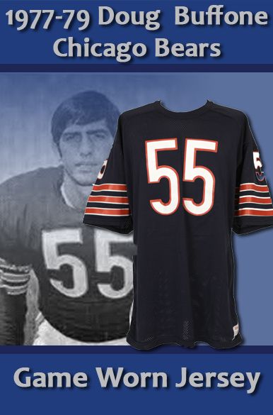 Lot Detail - 1977-79 Doug Buffone Chicago Bears Game Worn Signed Jersey  (MEARS A10 & JSA)