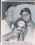 1959-65 Don Drysdale Los Angeles Dodgers The Sporting News Collection Archives Original Photos (Sporting News Collection Hologram/MEARS Photo LOA) - Lot of 3