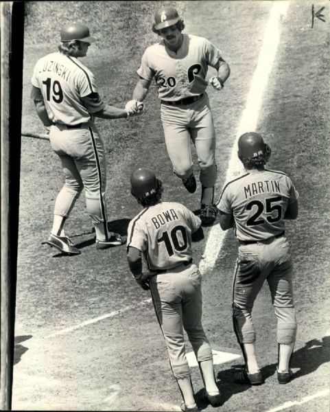 1977-87 Mike Schmidt Philadelphia Phillies "The Sporting News Collection Archives" Original 8" x 10" Photo (Sporting News Collection Hologram/MEARS Photo LOA) - Lot of 3
