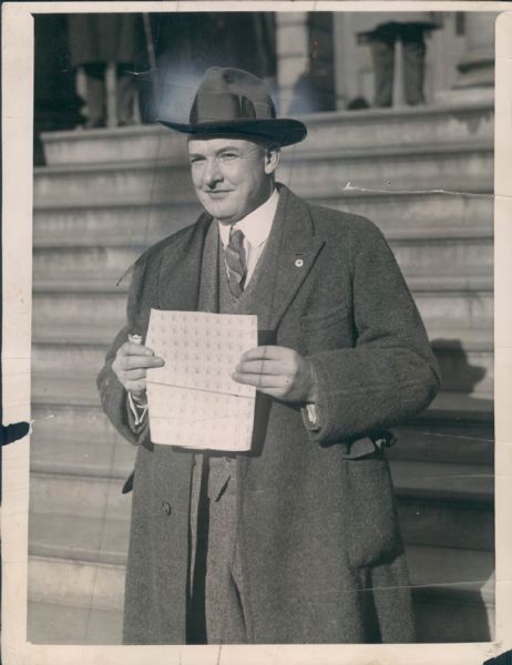1922-26 Christy Mathewson  New York Giants "The Sporting News Collection Archives" Original Photos (Sporting News Collection Hologram/MEARS Photo LOA) - Lot of 3