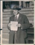 1922-26 Christy Mathewson  New York Giants "The Sporting News Collection Archives" Original Photos (Sporting News Collection Hologram/MEARS Photo LOA) - Lot of 3