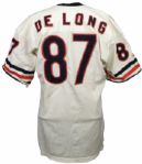 1971 Steve Delong Chicago Bears Game Worn Durene Jersey w/ 4 Repairs (MEARS A9.5)