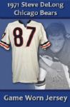 1971 Steve Delong Chicago Bears Game Worn Durene Jersey w/ 4 Repairs (MEARS A9.5)