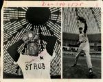 1965 Satchel Paige Houston Astros "The Sporting News Collection Archives" Original Photos (Sporting News Collection Hologram/MEARS Photo LOA) - Lot of 2