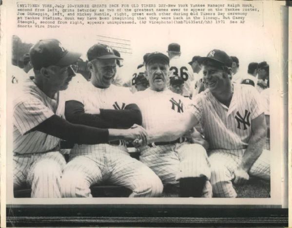 1954-75 Joe DiMaggio New York Yankees Oakland Athletics "The Sporting News Collection Archives" Original Photos (Sporting News Collection Hologram/MEARS Photo LOA) - Lot of 12