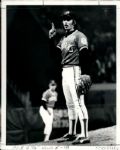 1977-92 Dennis Eckersly Cleveland Indians Boston Red Sox Oakland Athletics "The Sporting News Collection Archives" Original Photos (Sporting News Colleciton Hologram/MEARS Photo LOA) - Lot of 7