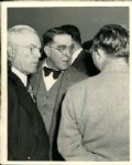 1940s circa Branch Rickey Brooklyn Dodgers The Sporting News Collection Archives Original Photo (Sporting News Collection Hologram/MEARS Photo LOA) - Lot of 9