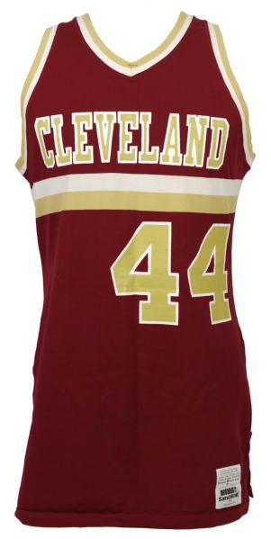 1981-82 Reggie Johnson Cleveland Cavaliers Game Worn Jersey/Shorts Rare Road Style (MEARS LOA) 