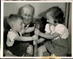 1949 Kid Nichols Hall of Fame The Sporting News Collection Archives Original Photos (Sporting News Collection Hologram/MEARS Photo LOA) - Lot of 3