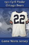 1972 Cyril Pinder Chicago Bears Game Worn Jersey w/ 1 Team Repair (MEARS A10) 