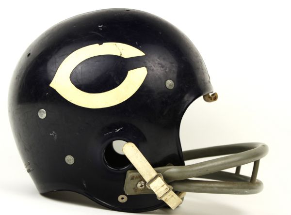 1971 Chicago Bears Game Worn Suspension Helmet (MEARS LOA)