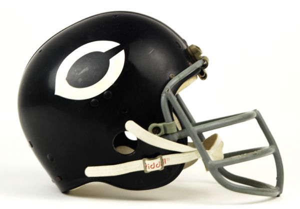 1967-69 Marty Amsler Chicago Bears Game Worn Helmet (MEARS LOA) 