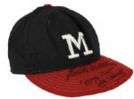 1950s Milwaukee Braves Multi Signed Cap w/12 Sigs. Incl. Hank Aaron Eddie Mathews Warren Spahn Joe Adcock - JSA 