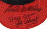 1950s Milwaukee Braves Multi Signed Cap w/12 Sigs. Incl. Hank Aaron Eddie Mathews Warren Spahn Joe Adcock - JSA 