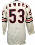 1971-72 Larry Rowden Chicago Bears Game Worn Durene Jersey (MEARS A9.5)