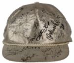 1998-99  Milwaukee Brewers Signed Caps With Bob Uecker & Bud Selig - JSA