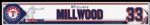 2007 Kevin Millwood Texas Rangers Locker Room Nameplate