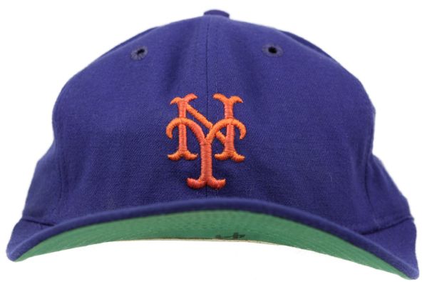 1983-84 Walt Terrell New York Mets #49 Game Worn Cap - (MEARS LOA) 