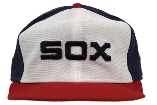 1983-84 Mike Squires Chicago White Sox Game Ready Cap - (MEARS LOA) 