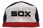 1983-84 Mike Squires Chicago White Sox Game Ready Cap - (MEARS LOA) 