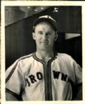 1942-45 George McQuinn St. Louis Browns "The Sporting News Collection Archives" Original 8" x 10" Photo (Sporting News Collection Hologram/MEARS Photo LOA)