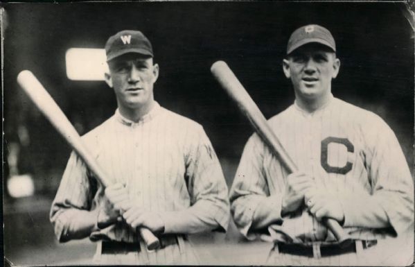 1920 Jim & Steve ONeill Washington Senators Cleveland Indians "The Sporting News Collection Archives" Original 5.5" x 9" Photo (Sporting News Collection Hologram/MEARS Photo LOA)