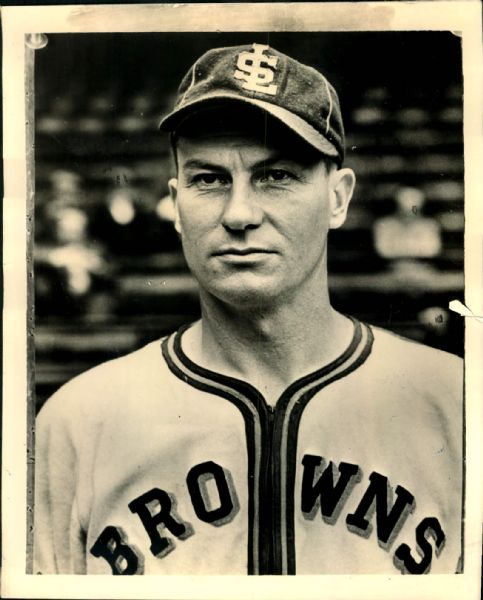 1939 Bill Trotter St. Louis Browns "The Sporting News Collection Archives" 1950s Reprint (Sporting News Collection Hologram/MEARS Photo LOA)