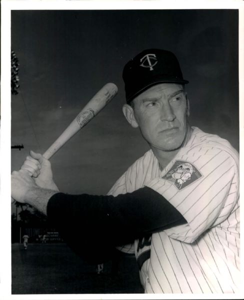 1959-62 Jim Lemon Washington Senators and Minnesota Twins "TSN Collection Archives" Original 8" x 10" Photo (Sporting News Collection Hologram/MEARS Photo LOA) - Lot of 2