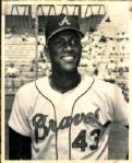 1964-70 Ricardo Carty Milwaukee / Atlanta Braves The Sporting News Collection Archives Original 8 x 10 Photo (Sporting News Collection Hologram/MEARS Photo LOA) - Lot of 3