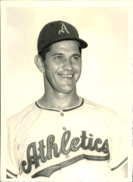 1955 Don Bollweg Kansas City Athletics "The Sporting News Collection Archives" Original 5" x 7" Photo (Sporting News Collection Hologram/MEARS Photo LOA)