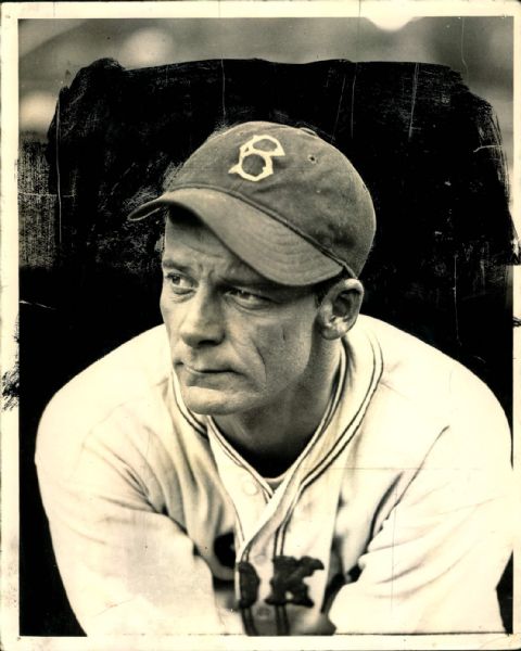 1937 Luke Hamlin Brooklyn Dodgers "The Sporting News Collection Archives" Original Photo (Sporting News Collection Hologram/MEARS Photo LOA)