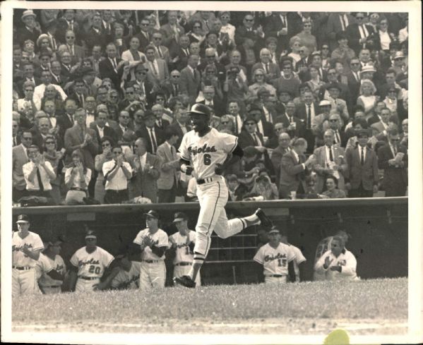 1966 Paul Blair Baltimore Orioles "The Sporting News Collection Archives" Original 8" x 10" Photo (Sporting News Collection Hologram/MEARS Photo LOA)