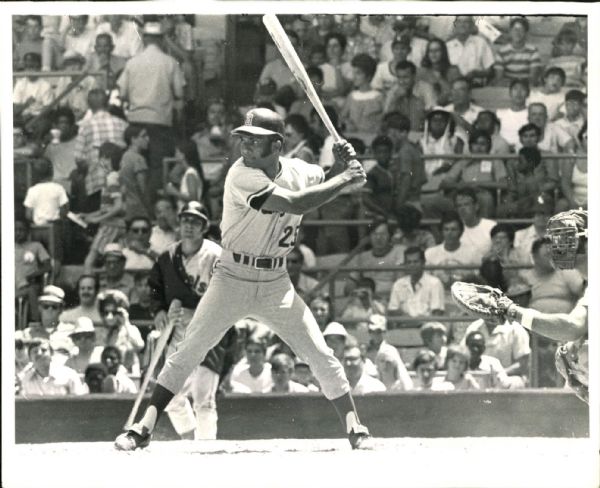 1971 Tony Gonzalez California Angels "The Sporting News Collection Archives" Original 8" x 10" Photo (Sporting News Collection Hologram/MEARS Photo LOA)