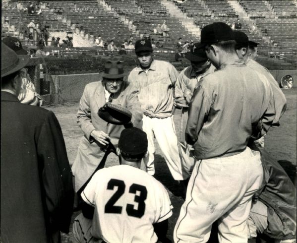 1956 Tokyo Giants Clinic "The Sporting News Collection Archives" Original 8" x 9.5" Photo (Sporting News Collection Hologram/MEARS Photo LOA)