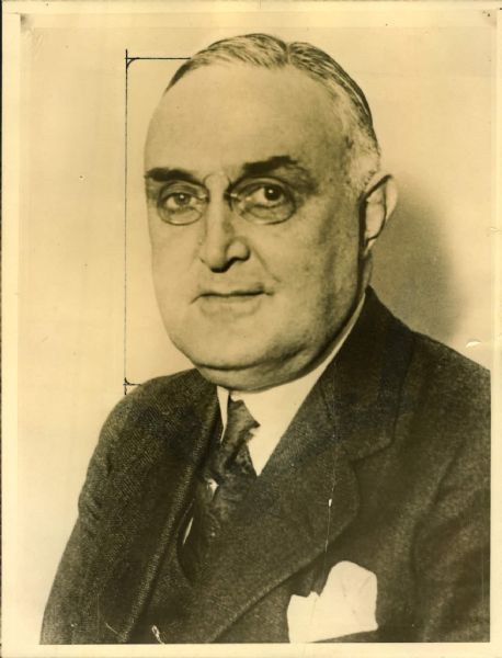 1930s Dutch Carter Brooklyn Director "The Sporting News Collection Archives" Original 6.5" x 8.5" Photo (Sporting News Collection Hologram/MEARS Photo LOA)