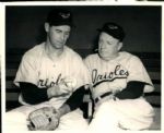 1954 Joe Coleman and Jimmy Dykes Baltimore Orioles "The Sporting News Collection Archives" Original 8" x 10" Photo (Sporting News Collection Hologram/MEARS Photo LOA)