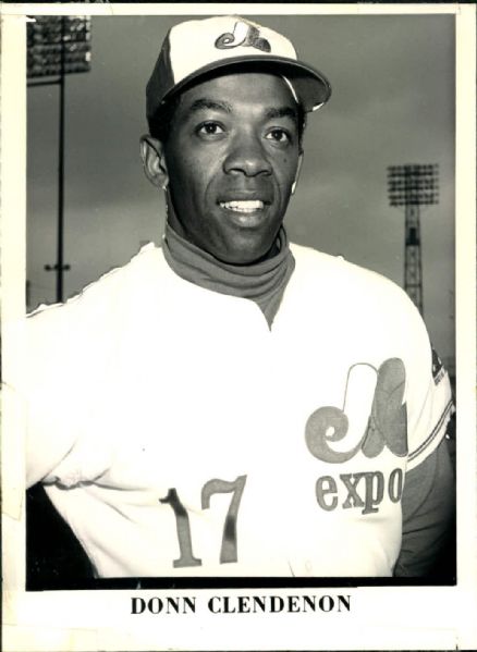 1969 Donn Clendenon Montreal Expos "The Sporting News Collection Archives" Original 5" x 7" Photo (Sporting News Collection Hologram/MEARS Photo LOA)