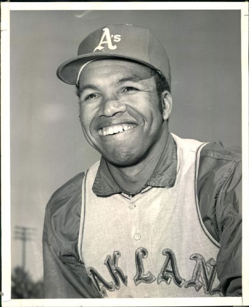 1971 Tommy Davis Oakland Athletics "The Sporting News Collection Archives" Original 8" x 10" Photo (Sporting News Collection Hologram/MEARS Photo LOA)