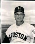 1965 Clint Courtney Houston Astros "The Sporting News Collection Archives" Original Photo (Sporting News Collection Hologram/MEARS Photo LOA)