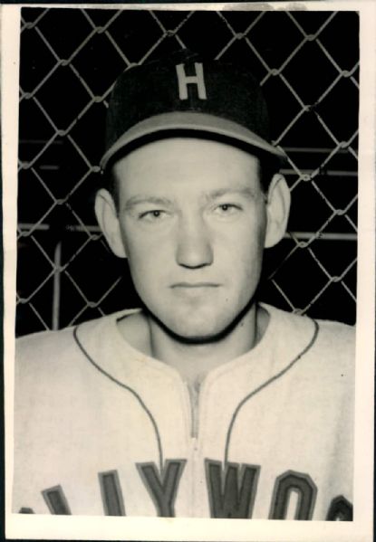 1948 Carl Cox Hollywood Stars (PCL) "The Sporting News Collection Archives" Original 5" x 7" Photo (Sporting News Collection Hologram/MEARS Photo LOA)