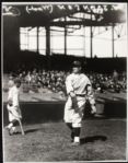 1924-25 Walter Johnson Washington Senators "TSN Archives" Charles Conlon Original 11" x 14" Print Hand Developed From Glass Plate Negative (MEARS LOA) Rare