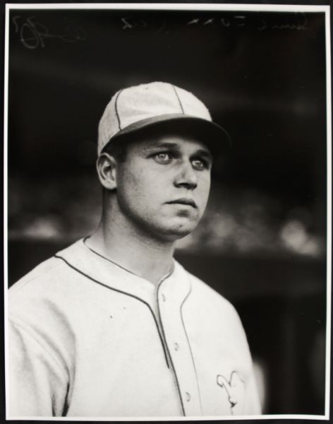 1925-27 Jimmie Foxx Philadelphia Athletics "TSN Archives" Charles Conlon Original 11" x 14" Print Hand Developed From Glass Plate Negative (MEARS LOA) Rare