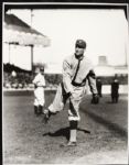 1916 Walter Johnson Washington Senators "TSN Archives" Charles Conlon Original 11" x 14" Print Hand Developed from Glass Plate Negative (MEARS LOA) Rare