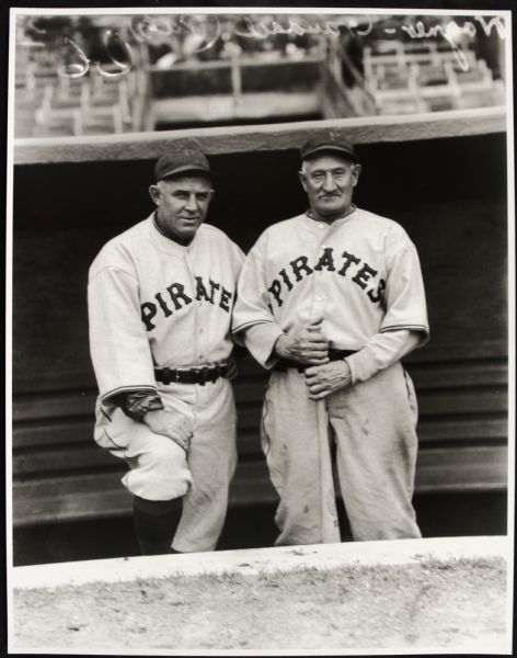 1933-37 Honus Wagner Pittsburgh Pirates "TSN Archives" Charles Conlon Original 11" x 14" Print Hand Developed from Glass Plate Negative (MEARS LOA) Rare