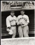 1933-37 Honus Wagner Pittsburgh Pirates "TSN Archives" Charles Conlon Original 11" x 14" Print Hand Developed from Glass Plate Negative (MEARS LOA) Rare
